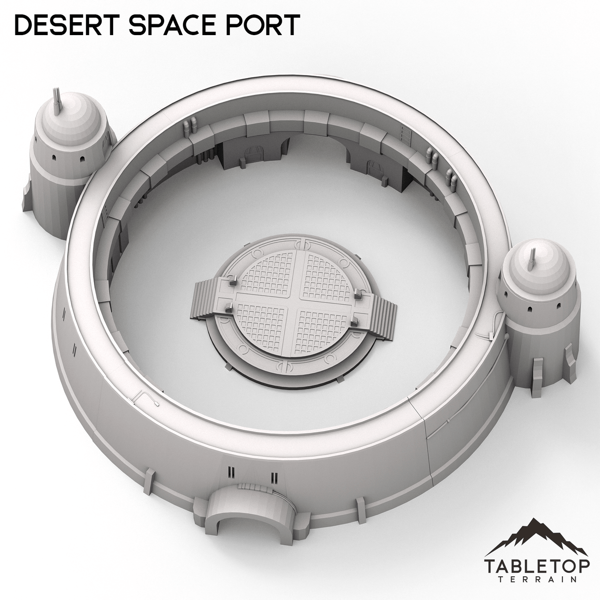 Tabletop Terrain Building Desert Space Port