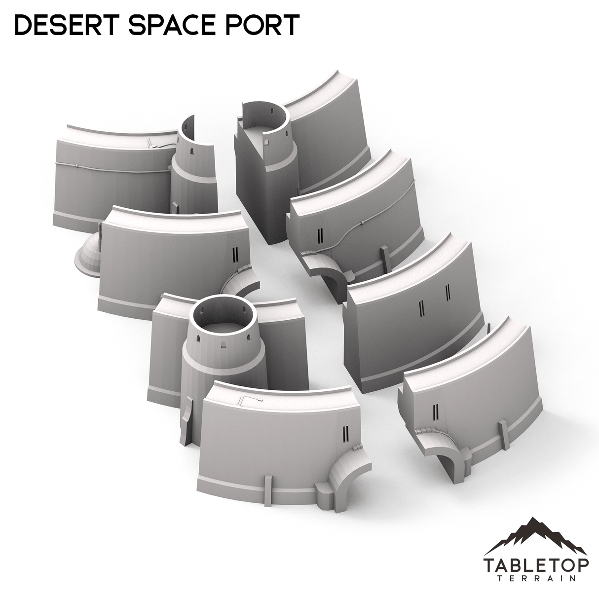 Tabletop Terrain Building Desert Space Port