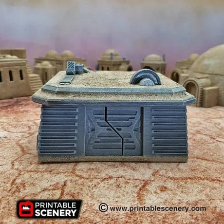 Tabletop Terrain Building Desert Storm Bunker - Star Wars Legion Building