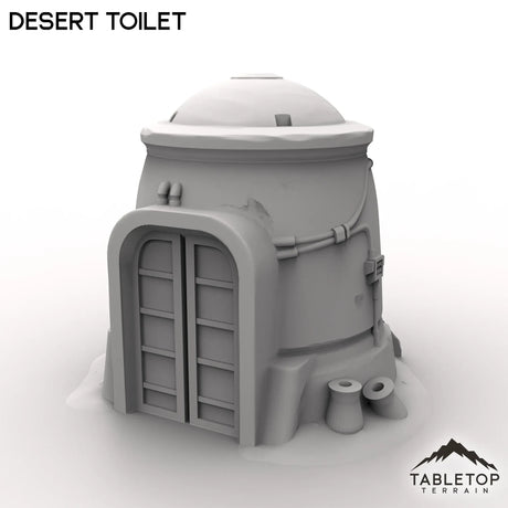 Tabletop Terrain Building Desert Toilet