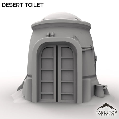 Tabletop Terrain Building Desert Toilet