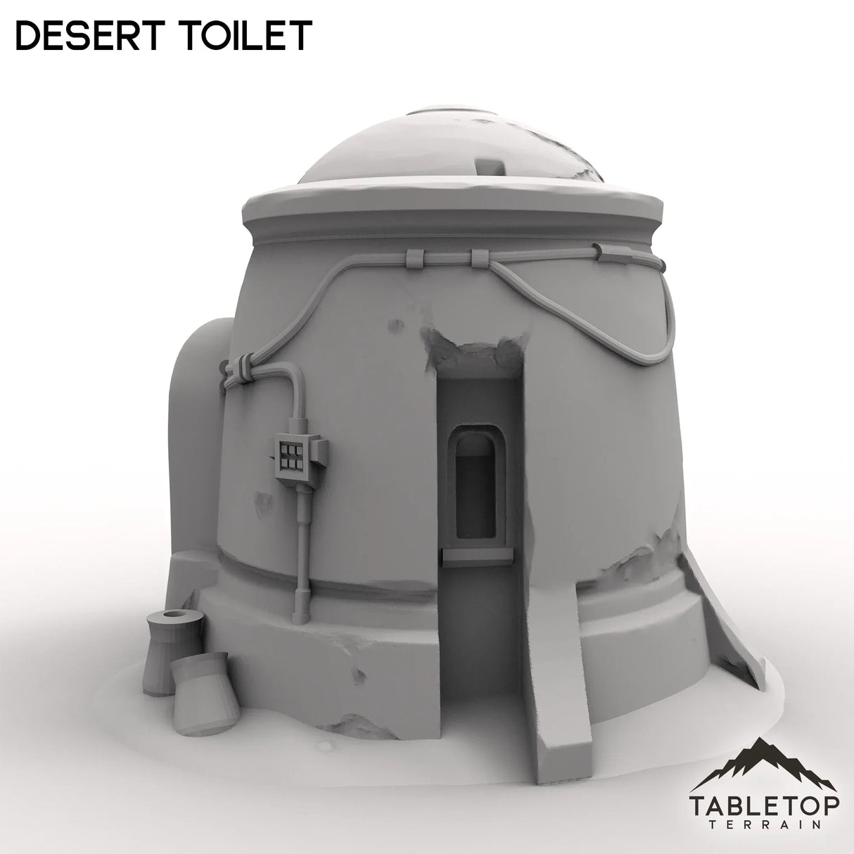 Tabletop Terrain Building Desert Toilet