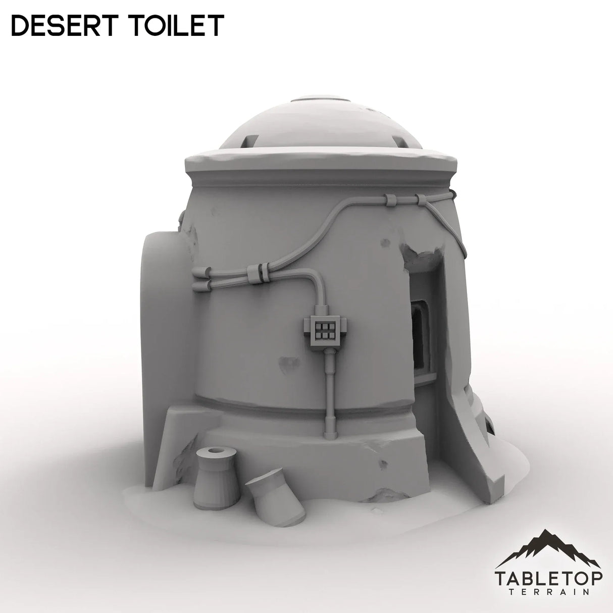 Tabletop Terrain Building Desert Toilet