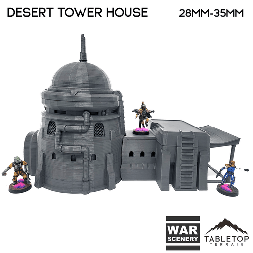 Tabletop Terrain Building Desert Tower House