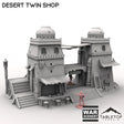 Tabletop Terrain Building Desert Twin Shop