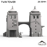 Tabletop Terrain Building Desert Twin Tower