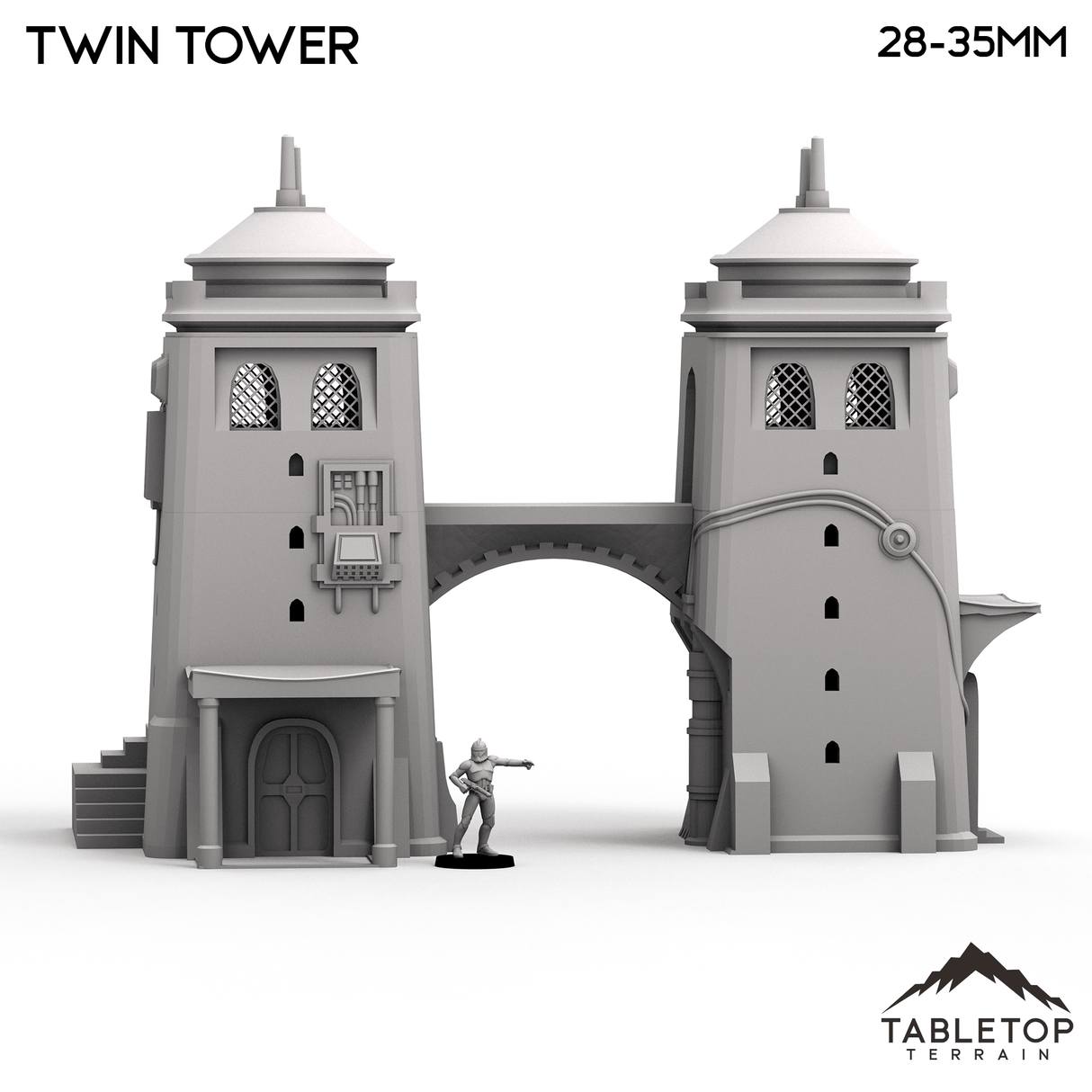 Tabletop Terrain Building Desert Twin Tower