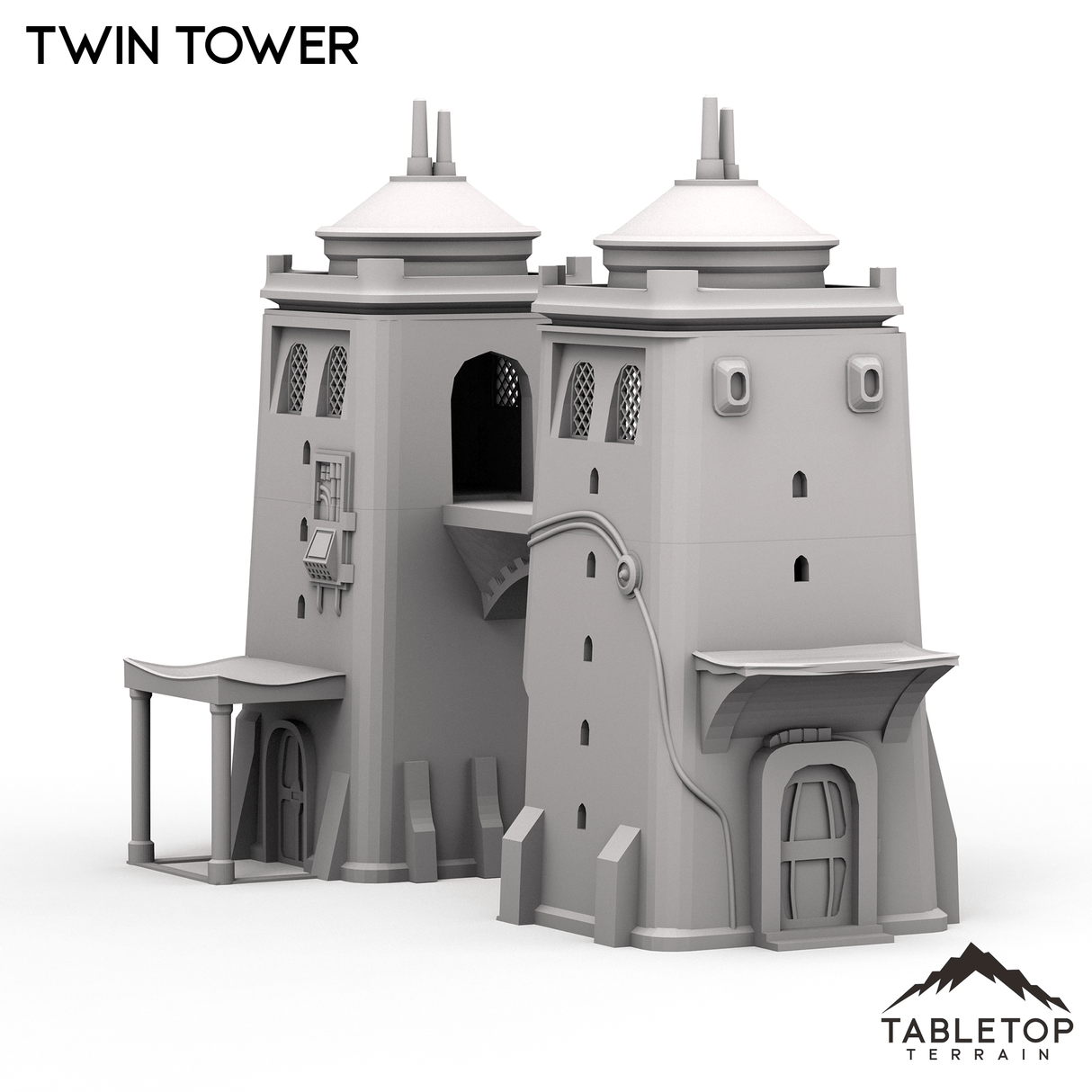 Tabletop Terrain Building Desert Twin Tower