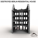 Tabletop Terrain Building Destroyed Berlin Residential House