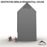 Tabletop Terrain Building Destroyed Berlin Residential House