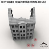 Tabletop Terrain Building Destroyed Berlin Residential House