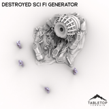 Tabletop Terrain Building Destroyed Sci Fi Generator