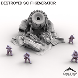 Tabletop Terrain Building Destroyed Sci Fi Generator