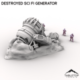Tabletop Terrain Building Destroyed Sci Fi Generator