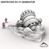 Tabletop Terrain Building Destroyed Sci Fi Generator