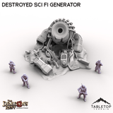 Tabletop Terrain Building Destroyed Sci Fi Generator