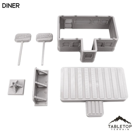 Tabletop Terrain Building Diner