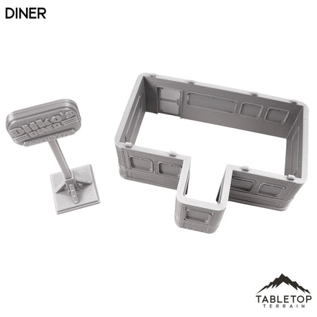 Tabletop Terrain Building Diner