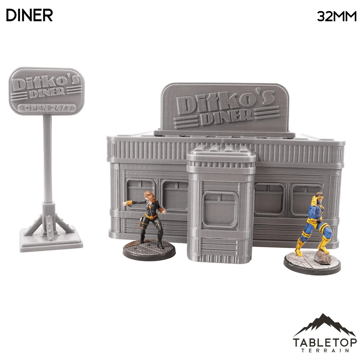 Tabletop Terrain Building Diner