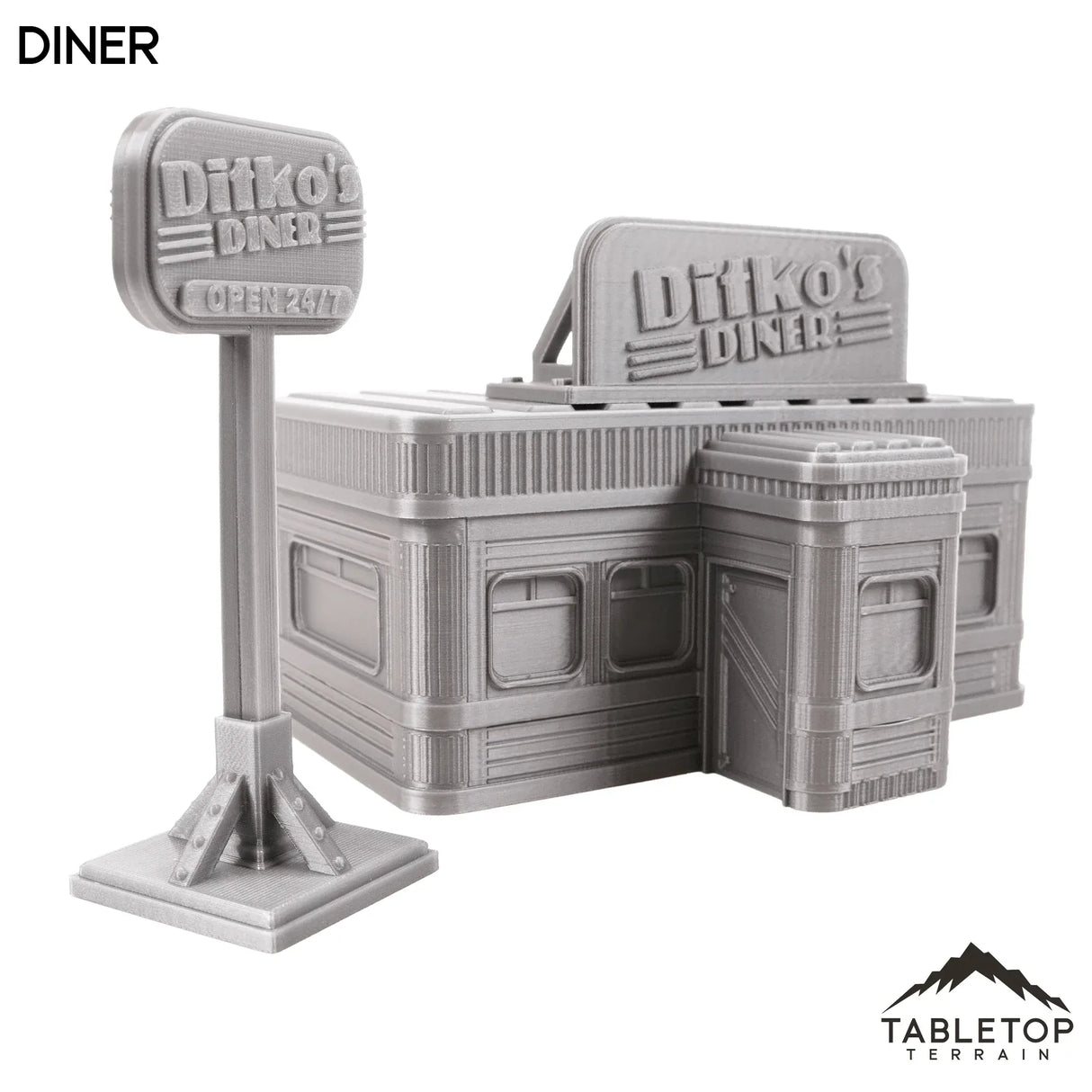 Tabletop Terrain Building Diner