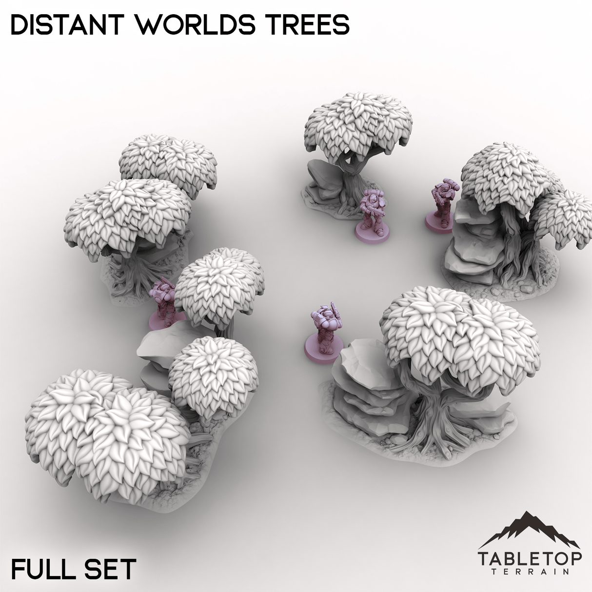 Tabletop Terrain Building Distant Worlds Trees