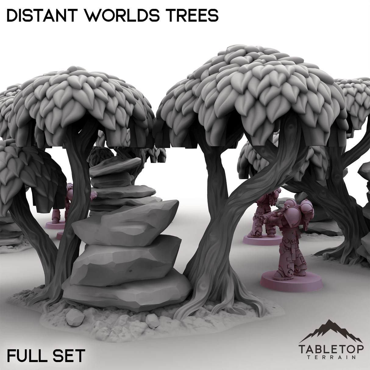 Tabletop Terrain Building Distant Worlds Trees