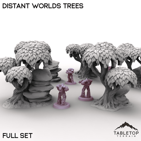 Tabletop Terrain Building Distant Worlds Trees