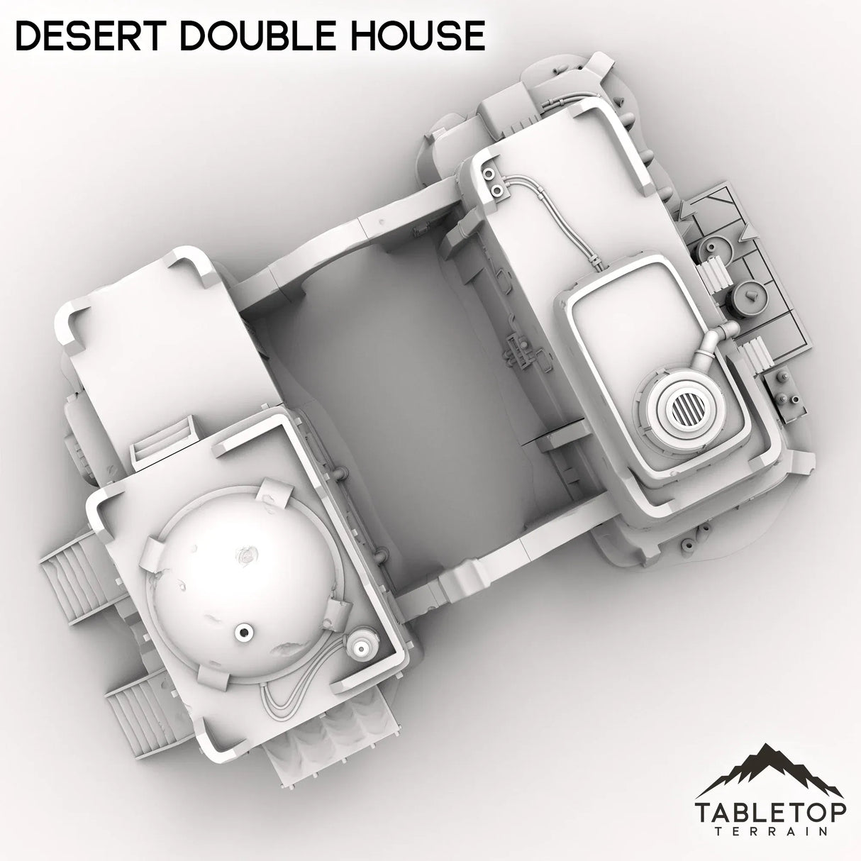 Tabletop Terrain Building Double Sand House