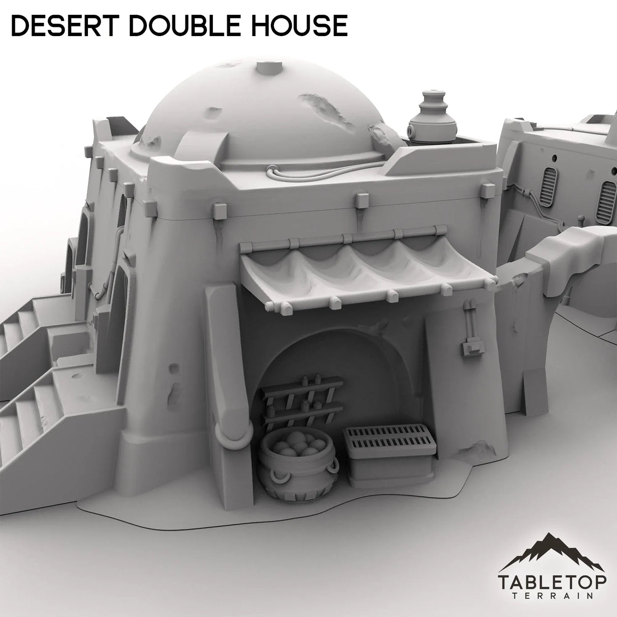 Tabletop Terrain Building Double Sand House