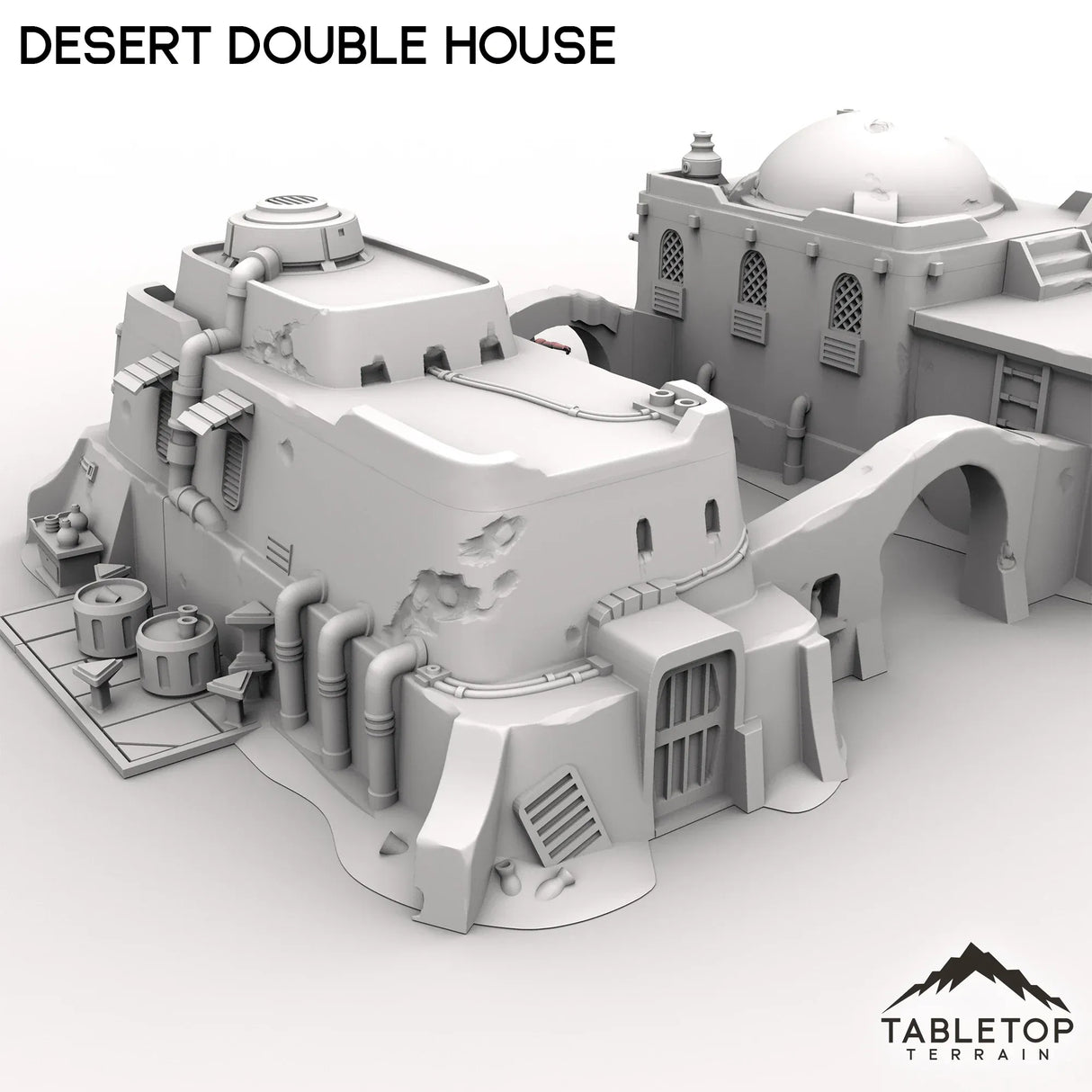 Tabletop Terrain Building Double Sand House