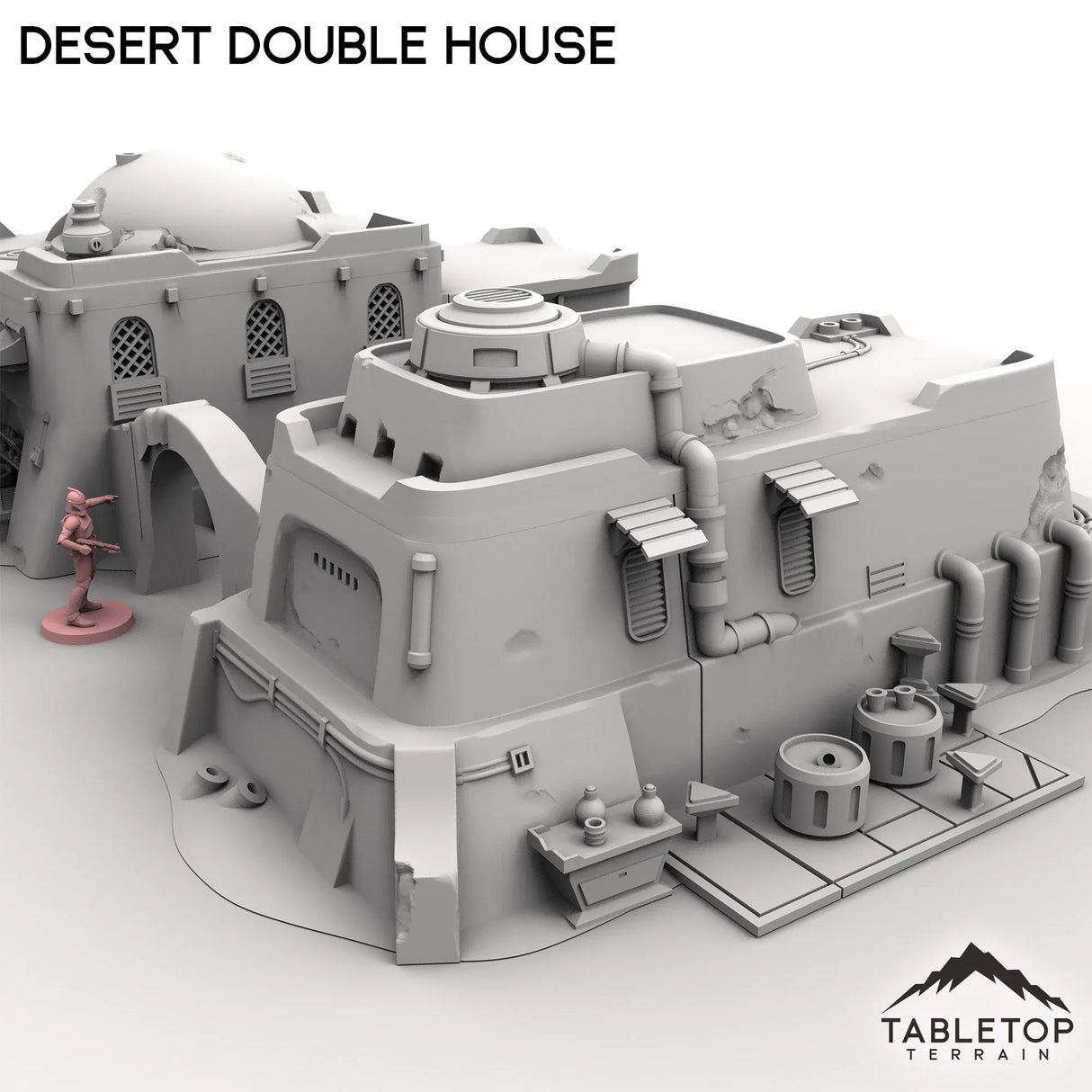 Tabletop Terrain Building Double Sand House