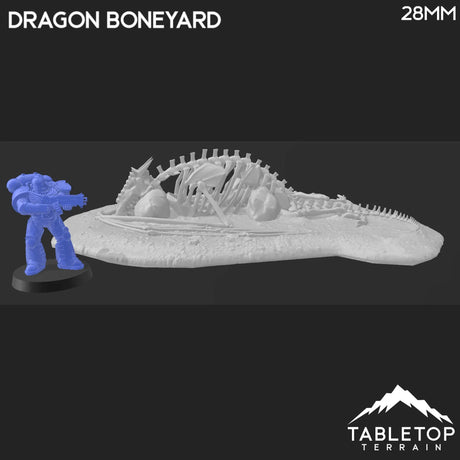 Tabletop Terrain Building Dragon Boneyard