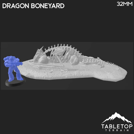 Tabletop Terrain Building Dragon Boneyard
