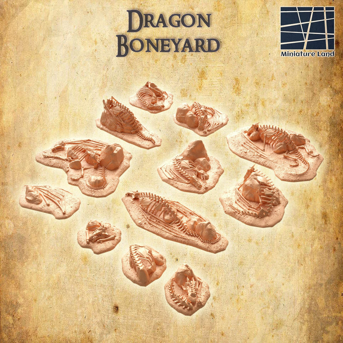 Tabletop Terrain Building Dragon Boneyard