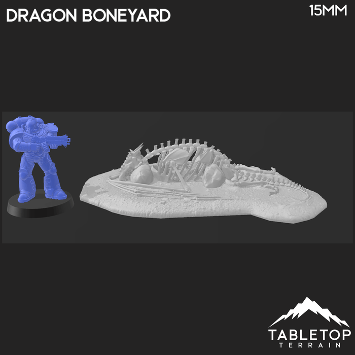 Tabletop Terrain Building Dragon Boneyard