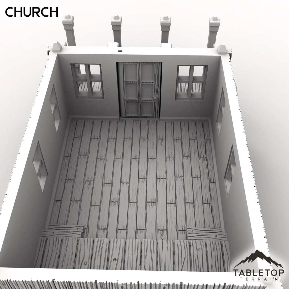 Tabletop Terrain Building Dreadwood Church