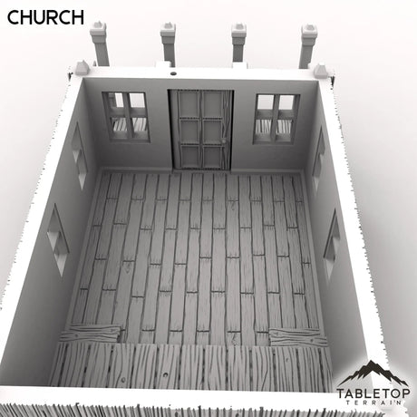 Tabletop Terrain Building Dreadwood Church