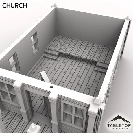Tabletop Terrain Building Dreadwood Church