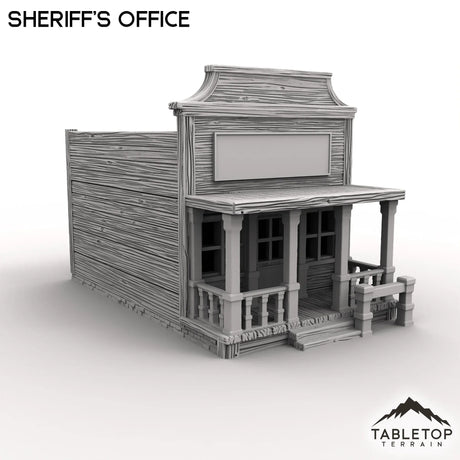 Tabletop Terrain Building Dreadwood Sheriff's Office