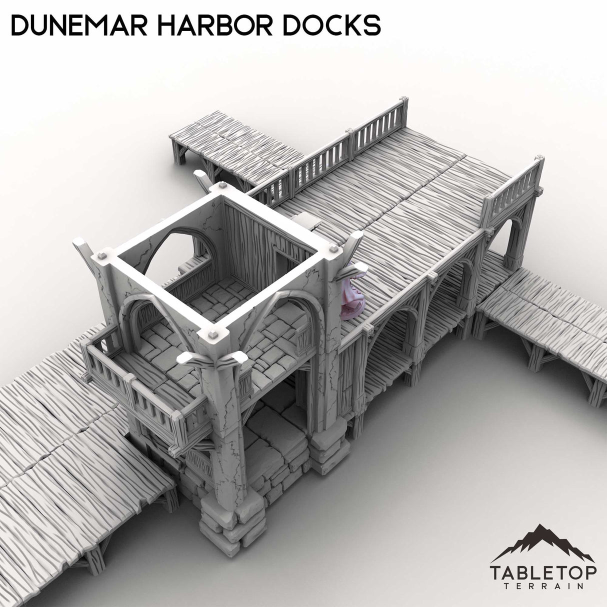 Tabletop Terrain Building Dunemar Harbor Docks