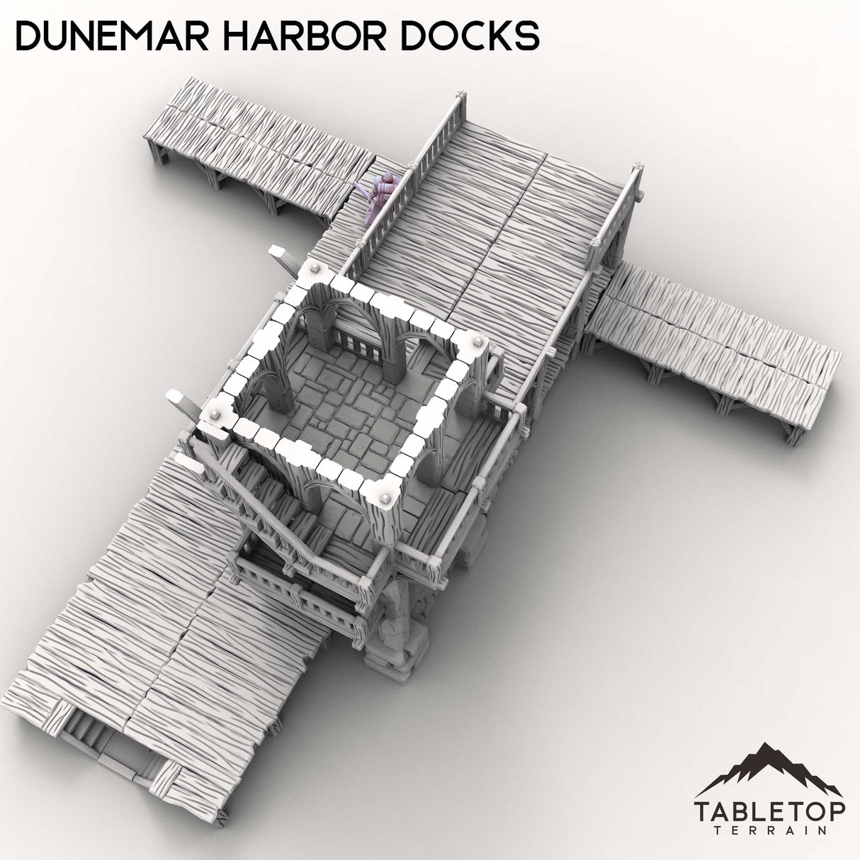 Tabletop Terrain Building Dunemar Harbor Docks