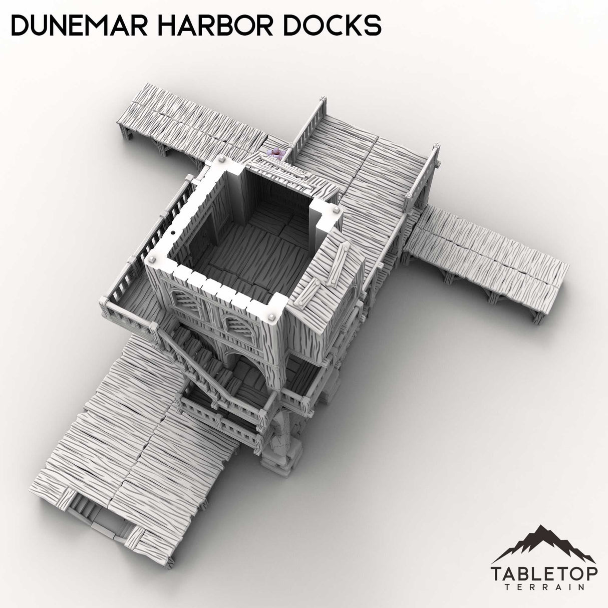 Tabletop Terrain Building Dunemar Harbor Docks