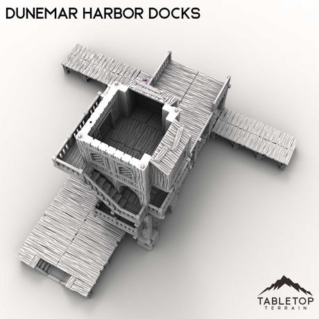 Tabletop Terrain Building Dunemar Harbor Docks