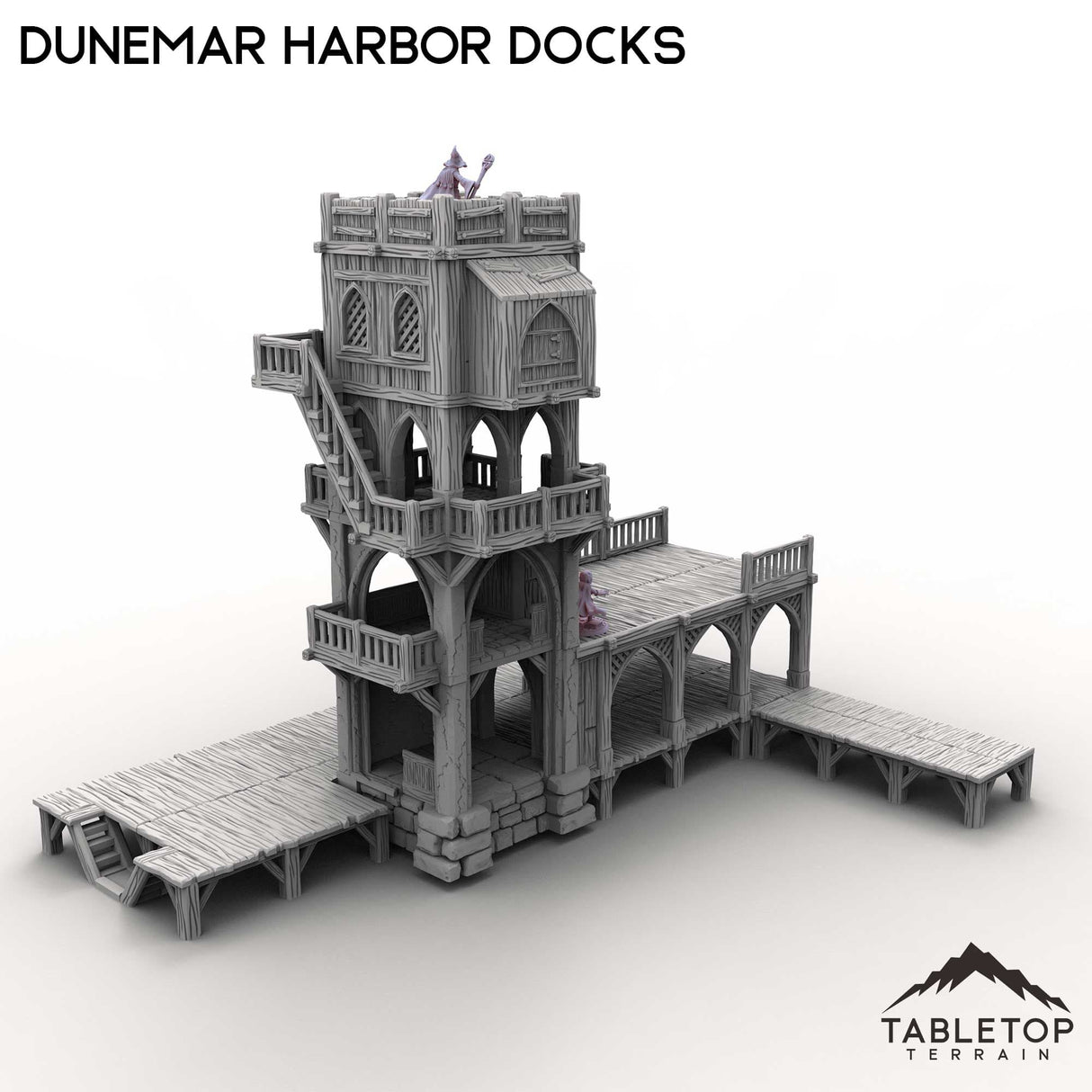 Tabletop Terrain Building Dunemar Harbor Docks