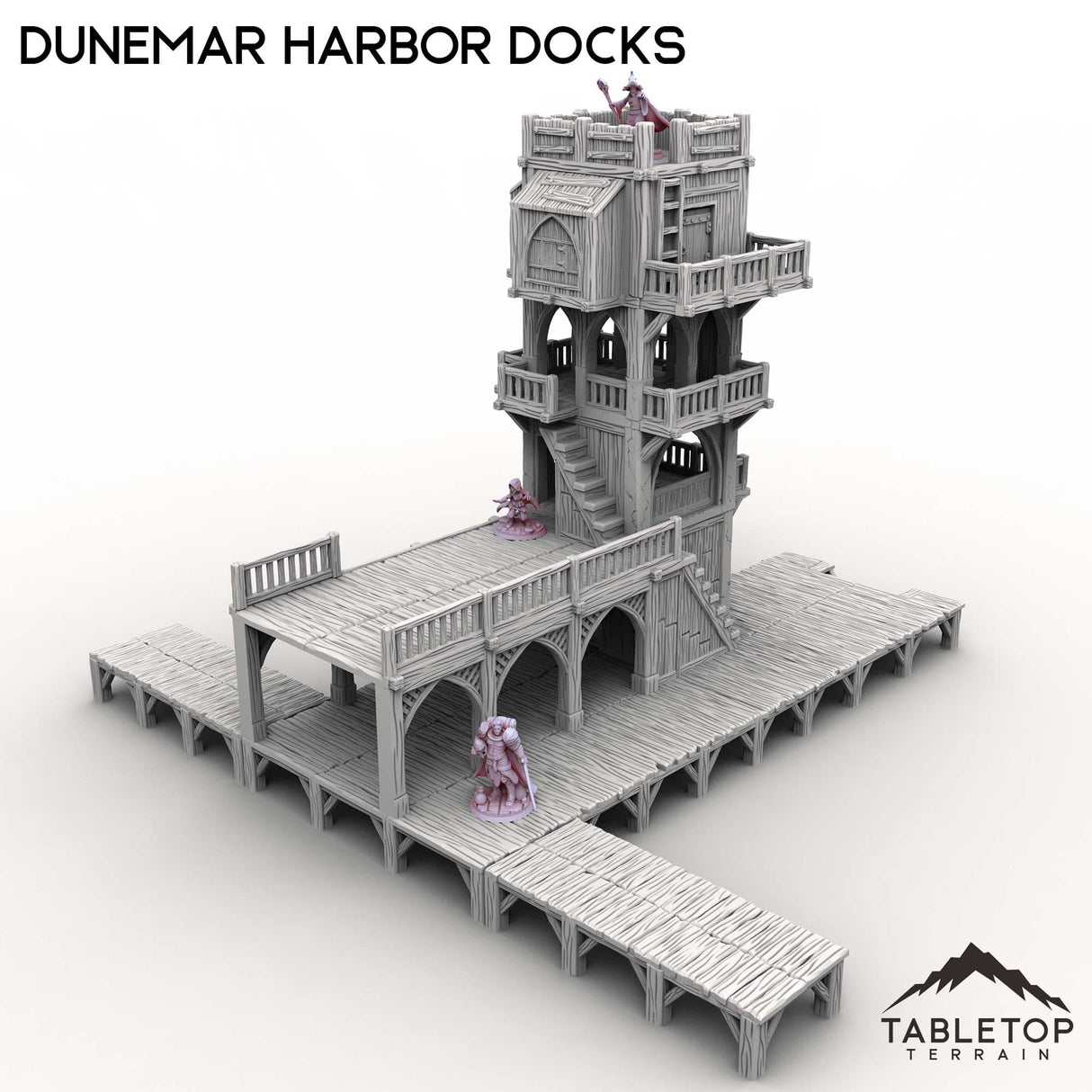 Tabletop Terrain Building Dunemar Harbor Docks