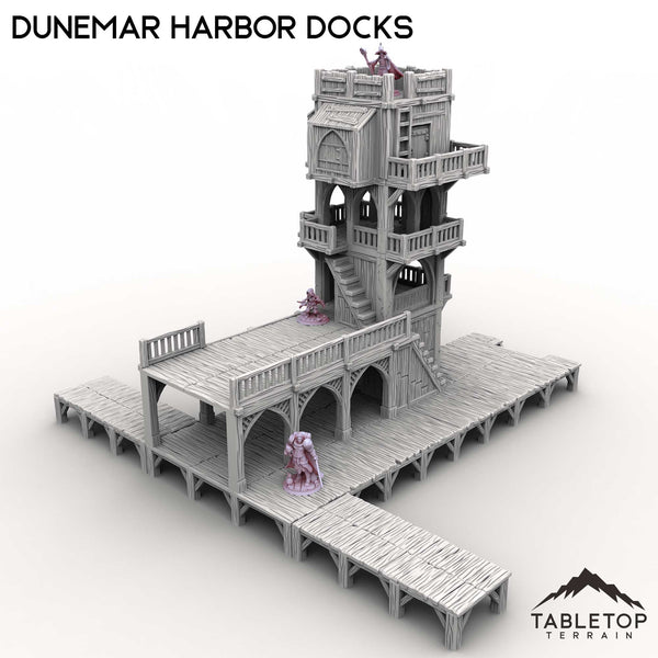 Tabletop Terrain Building Dunemar Harbor Docks