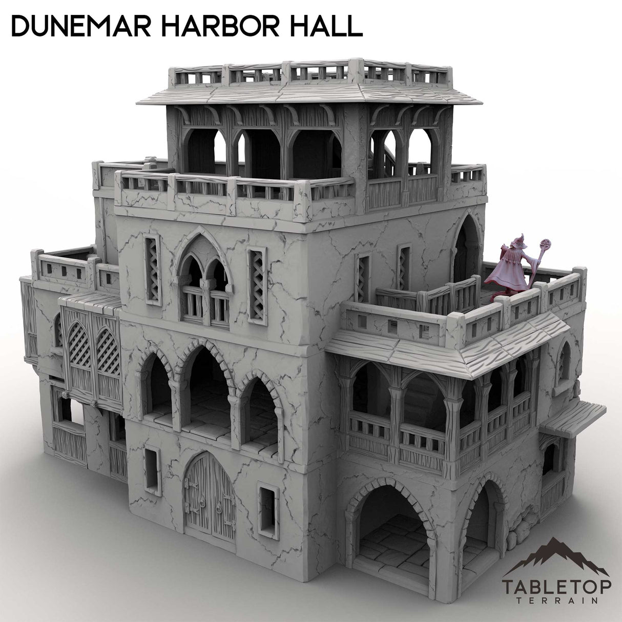 Tabletop Terrain Building Dunemar Harbor Hall