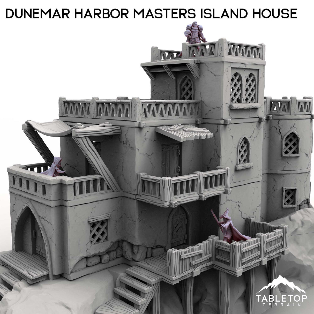 Tabletop Terrain Building Dunemar Harbor Masters Island House
