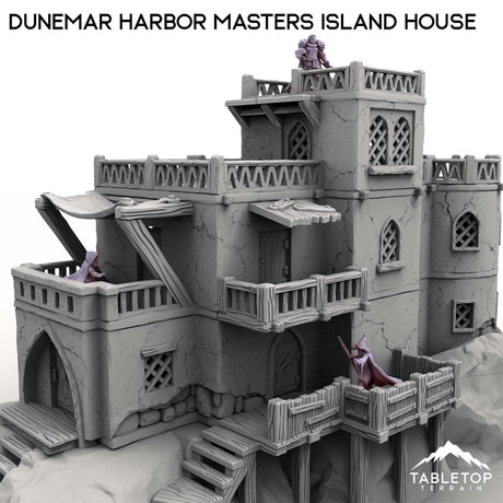 Tabletop Terrain Building Dunemar Harbor Masters Island House
