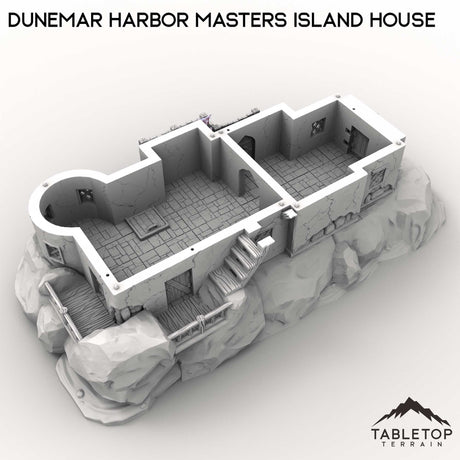 Tabletop Terrain Building Dunemar Harbor Masters Island House
